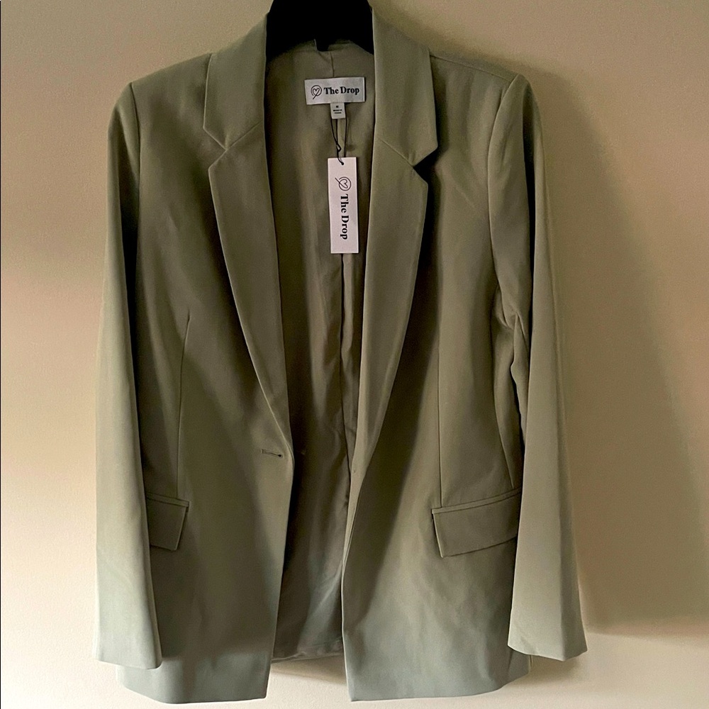 Women's Green Blazer sage green